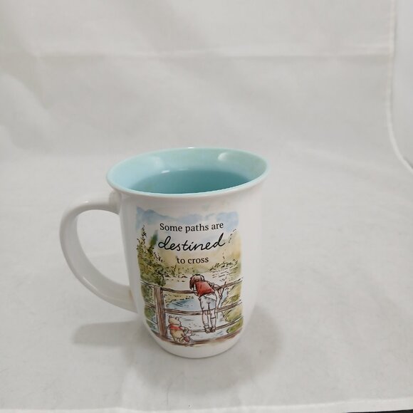 Disney  16 oz Winnie The Poo Mug Some Paths Are Destined To Cross - Picture 3 of 4